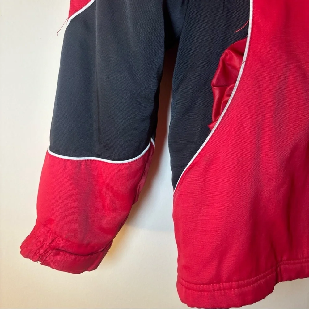 Kids Red and Black Nebraska Corn Huskers Puffer Jacket